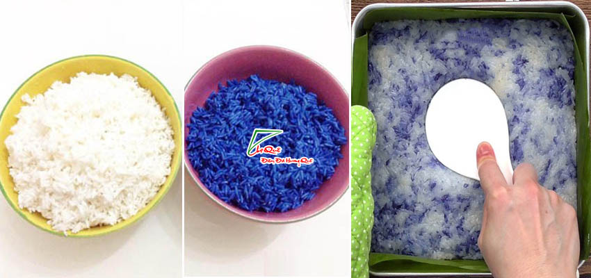 Chuẩn bị l&agrave;m x&ocirc;i hoa đậu biếc